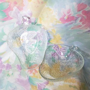 Vintage Sweet Strawberry Bowls